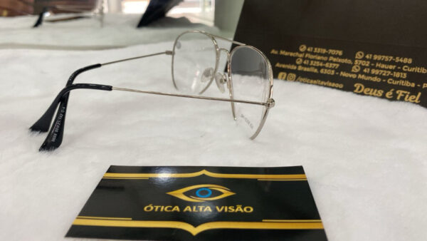 Óculos Aviador Unissex Metal